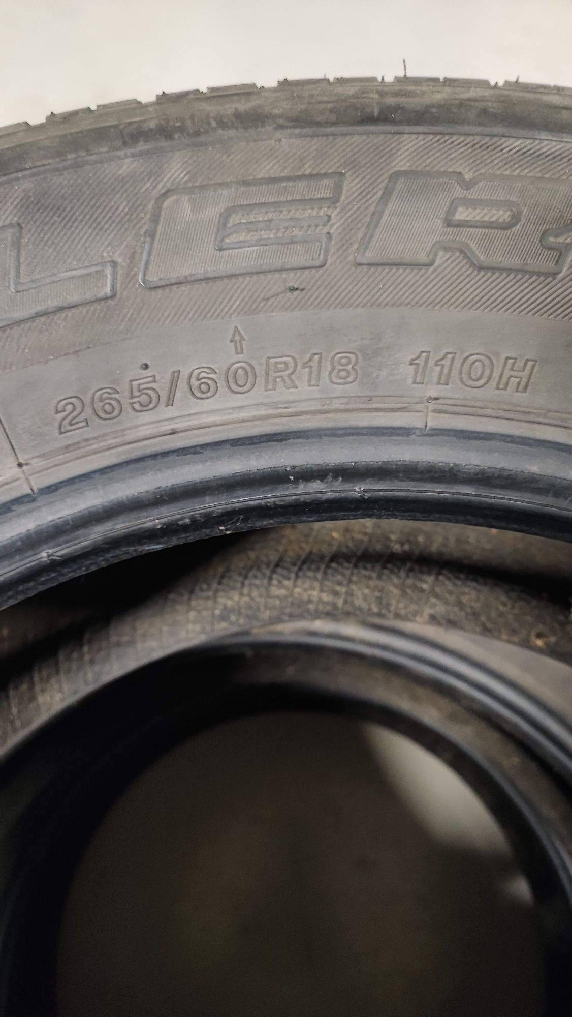 Продам 265/60/18 Bridgestone Dueler H/T 110H