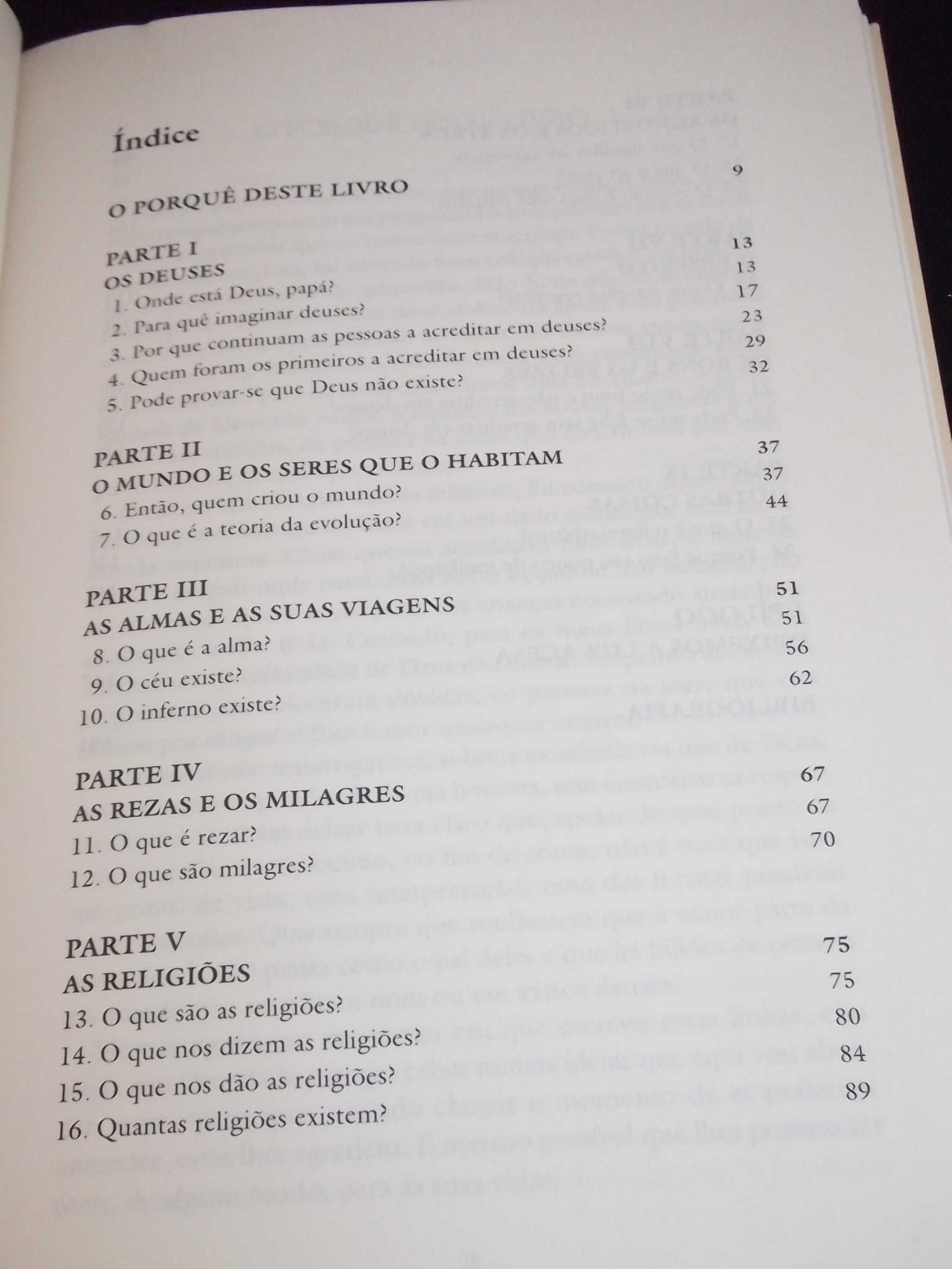 Livro Onde está Deus, Papá? As resposta de um pai ateu Clemente