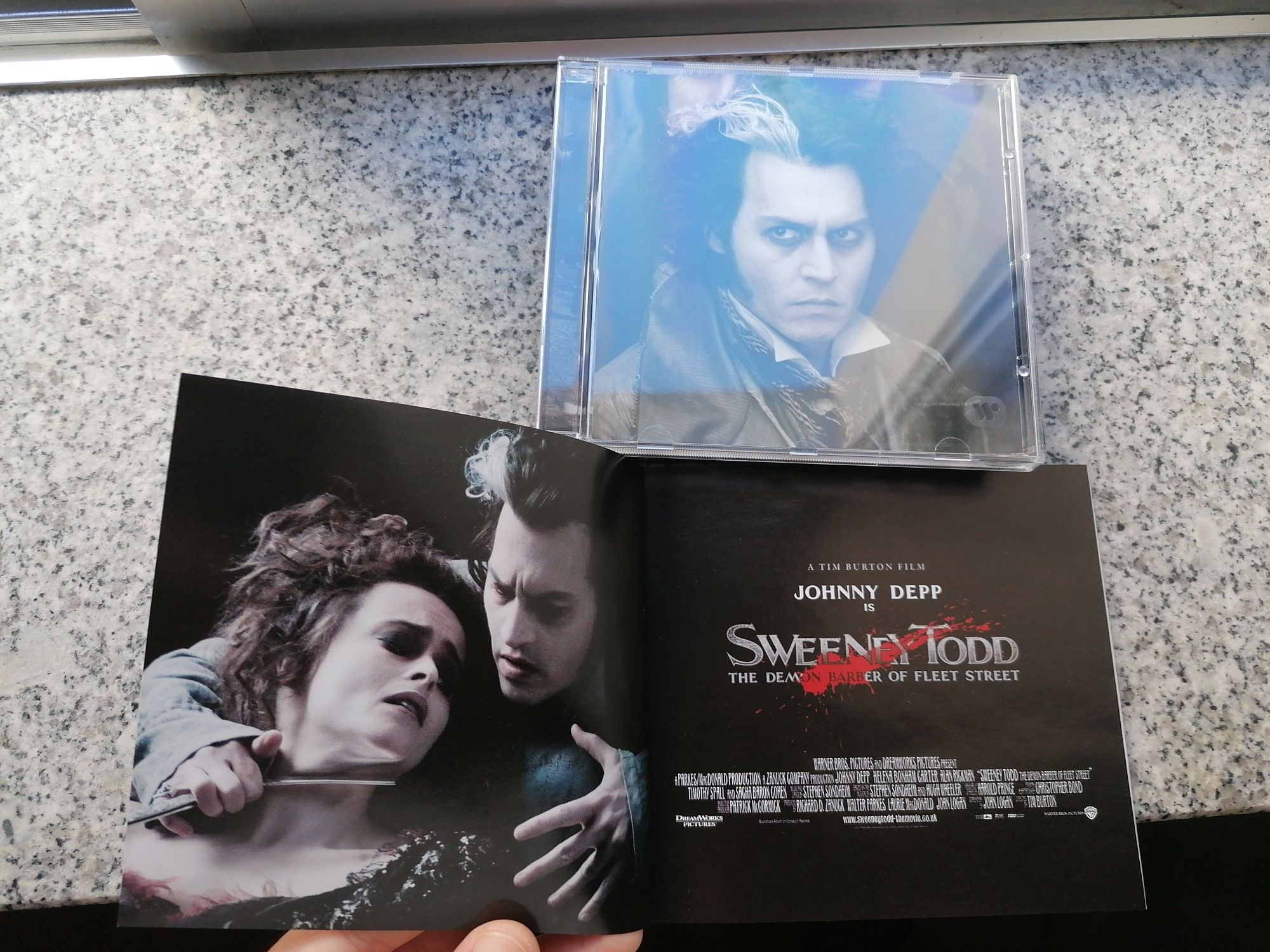 Sweeney Todd Motion Picture Soudtrack - Banda Sonora - Johnny Depp