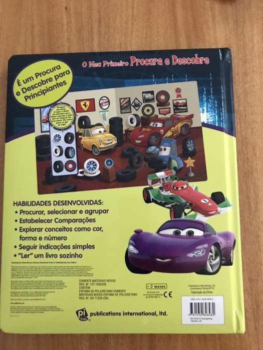 Livro "Carros" - O meu primeiro Procura e Descobre