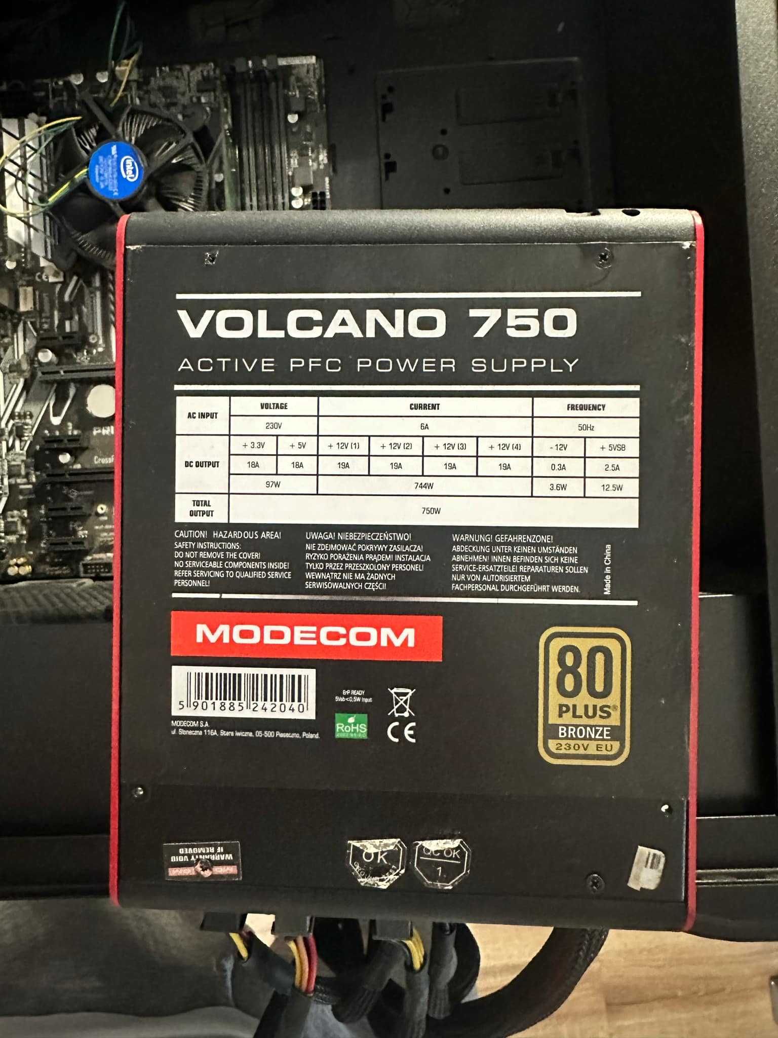 Komputer Gamingowy RGB i5 7400, gtx 1060 6GB, 16gb ram ddr4 ssd +hdd