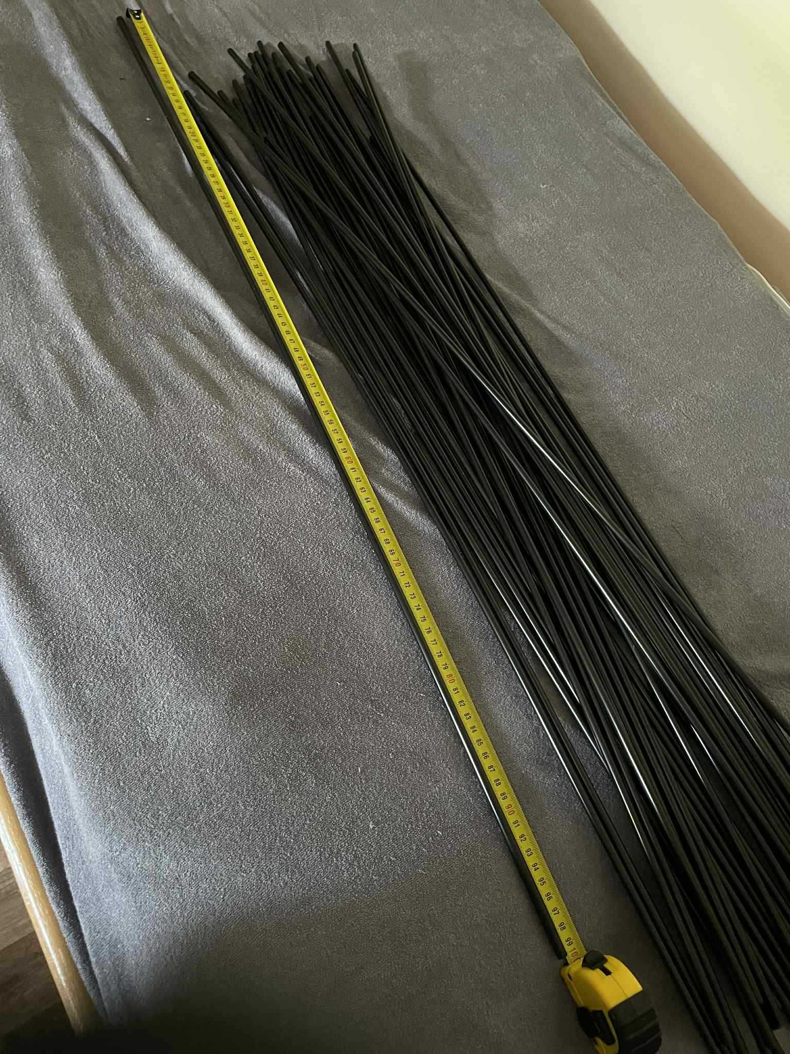 Słomki do picia rurki plastikowe, długie 100 cm