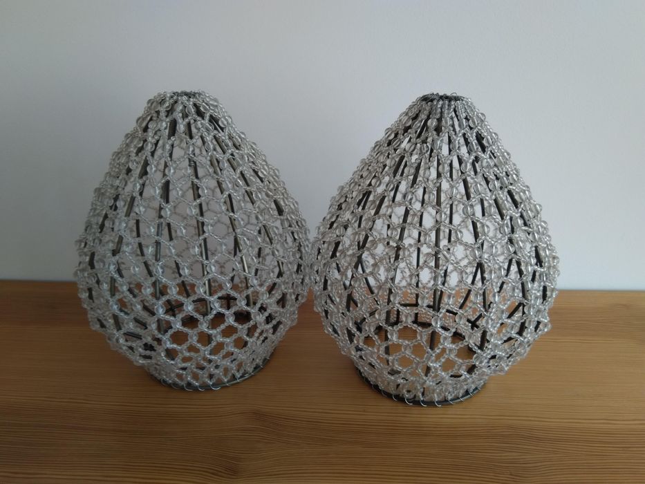 Klosz do lampy zwisu abażur 2 sztuki