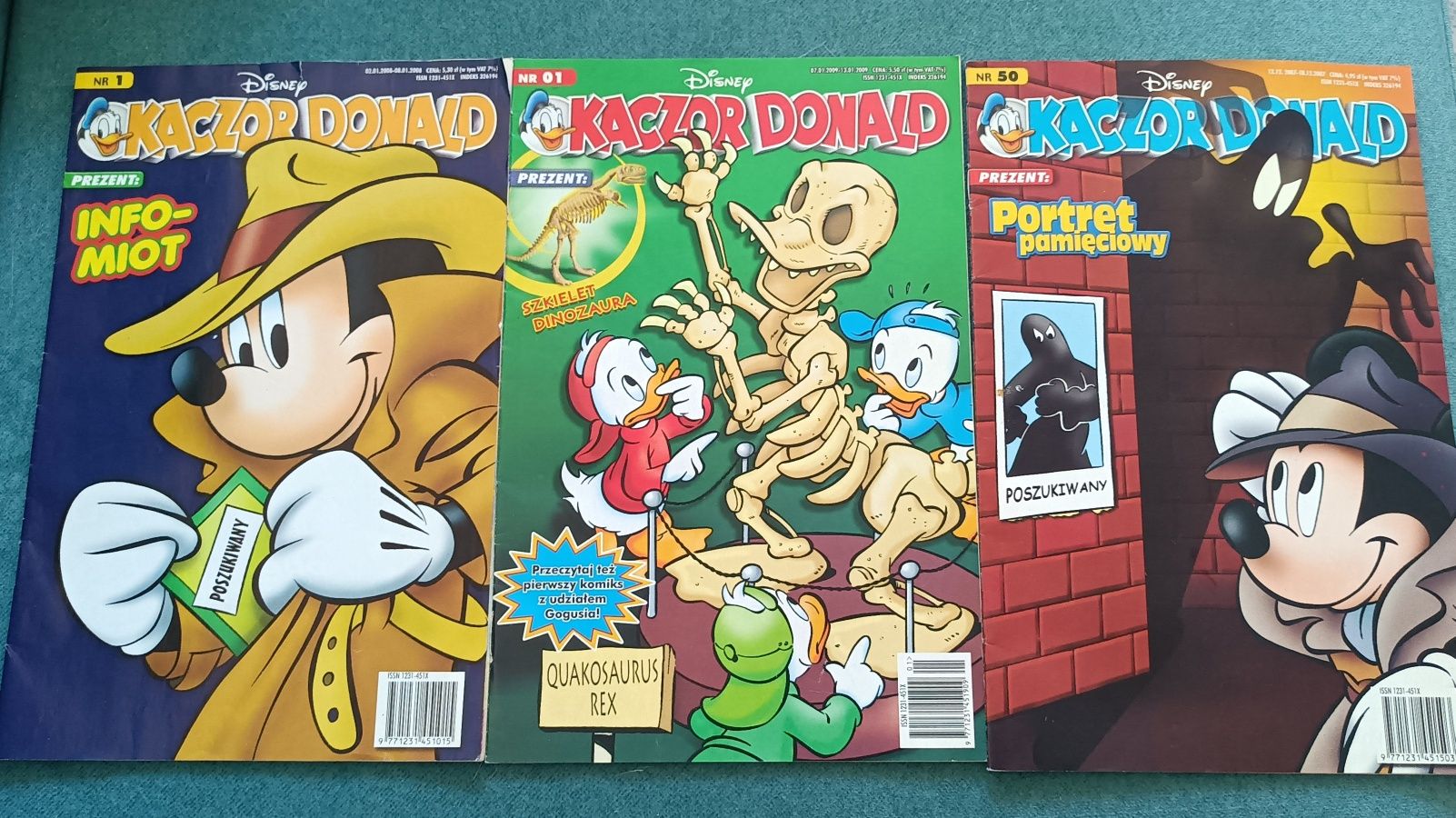 Kaczor Donald komiks 3 sztuki y2k