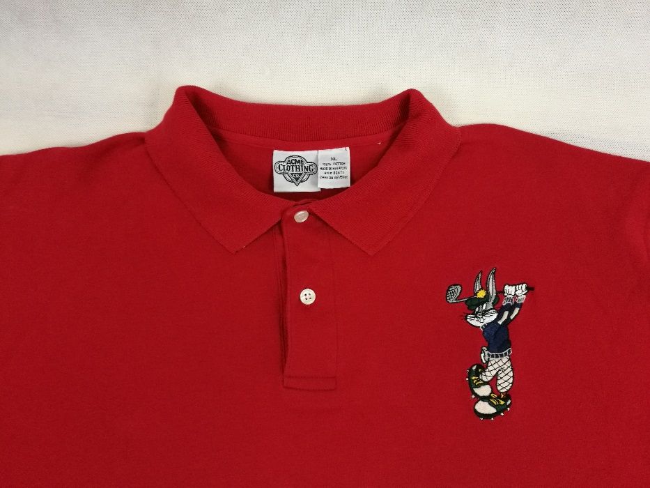 Looney Tunes ® XL królik Bugs Polo koszulka Warner Bros Oryginał modna