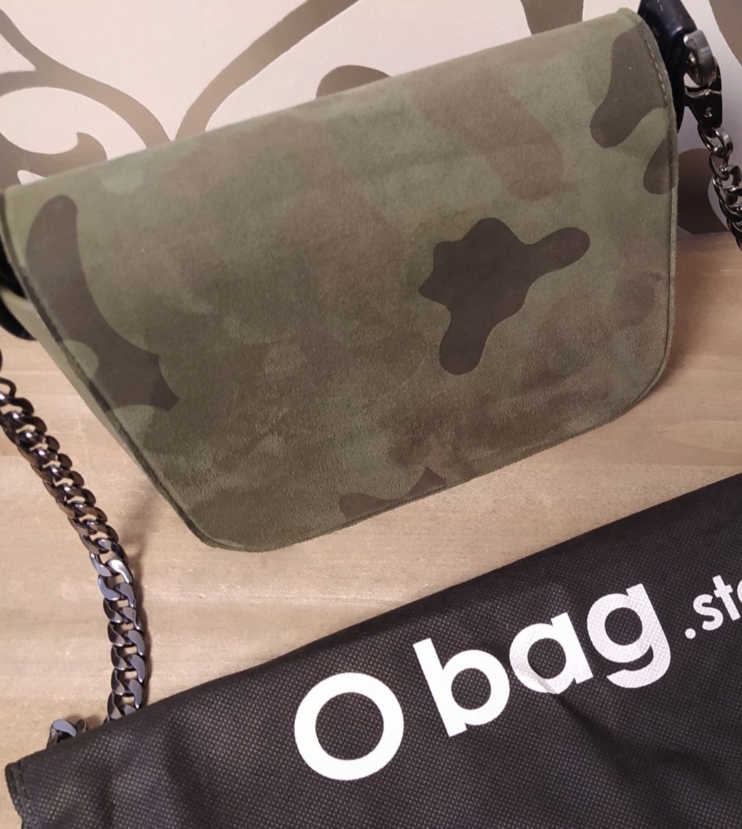 Nowy Obag pocket verde scuro military klapka moro