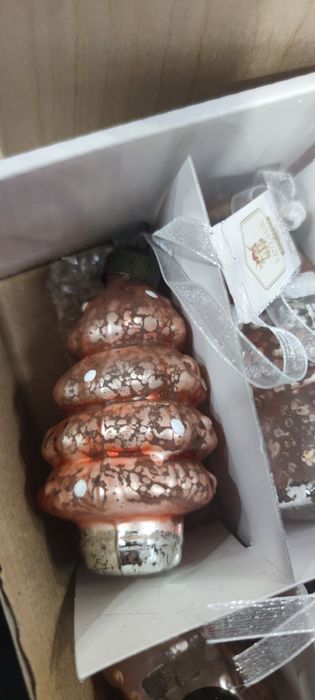 Bombki szklane Paletka 24szt VINTAGE COLLECTION różne wzory PRL Ozdoba