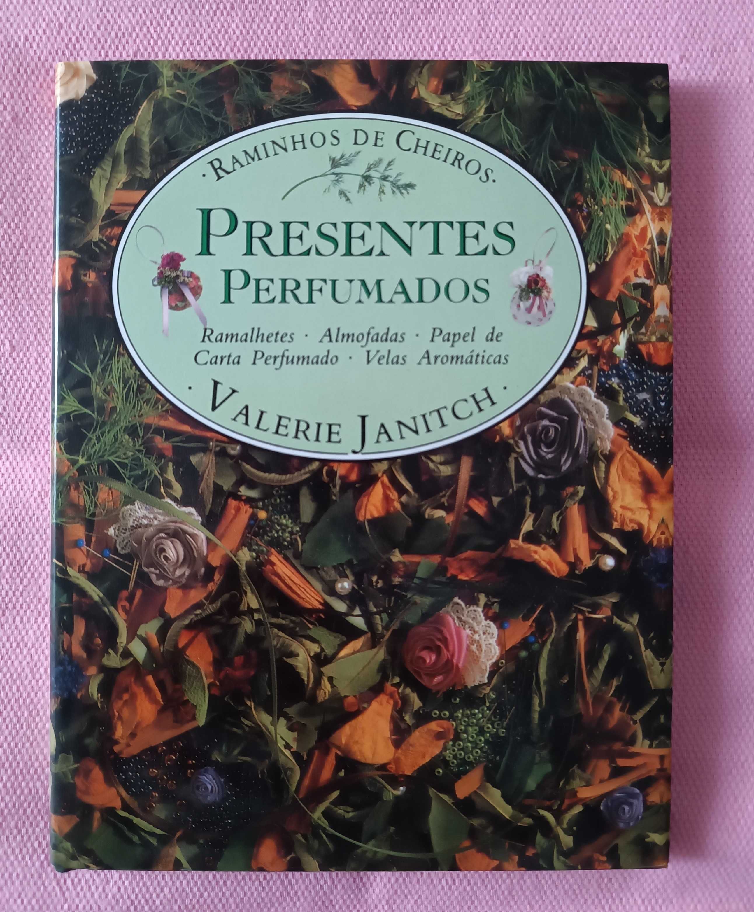 4Livros:Pot pourri/Alfazema/Rosas e Presentes Perfumados em Português
