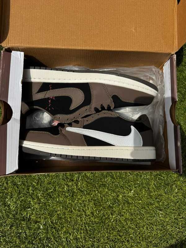 nowy Buty Jordan 1 Retro_Travis_Scott_Mocha_Trampki_Moda rozmiar.38