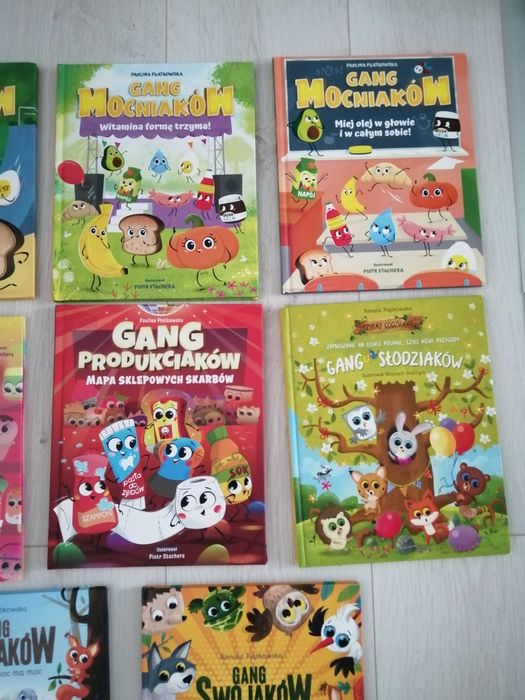 Książki z Biedronki 15 szt Gang bystrzaków swojaków mocniaków produkci