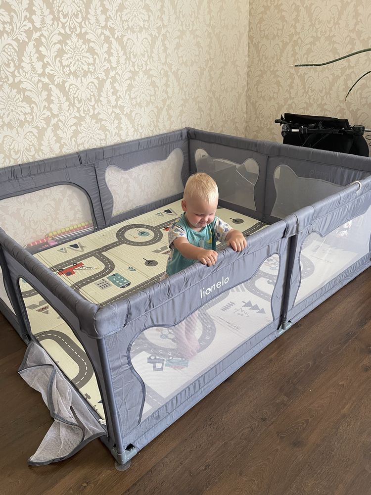 Манеж 180х200 з килимком