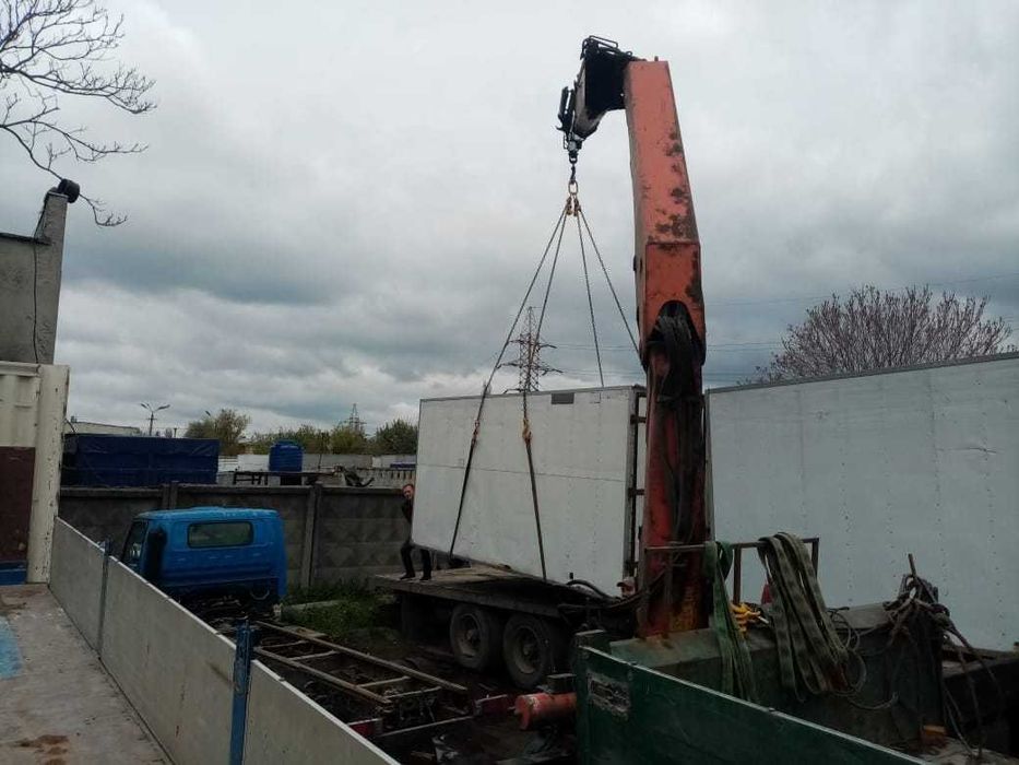 6 Кран манипулятор . Перевозки 6 машины с краном