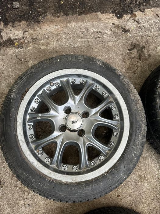Felgi AEZ 15 opony zimowe 195/50/15 4x100 cult rarytas GTI GLI GKA