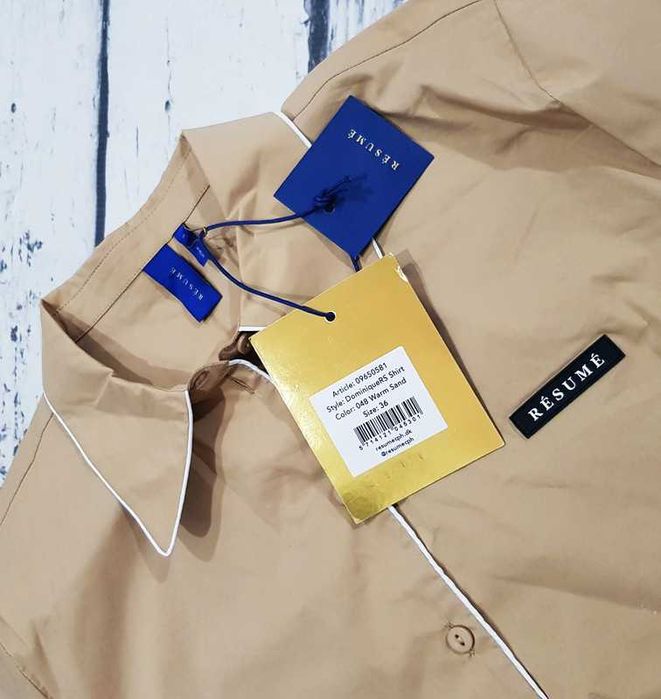 Resume * Dominique * koszula * khaki * damska * Nowa * 36