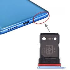 Sim лоток на две карты для OnePlus 7T синего цвета