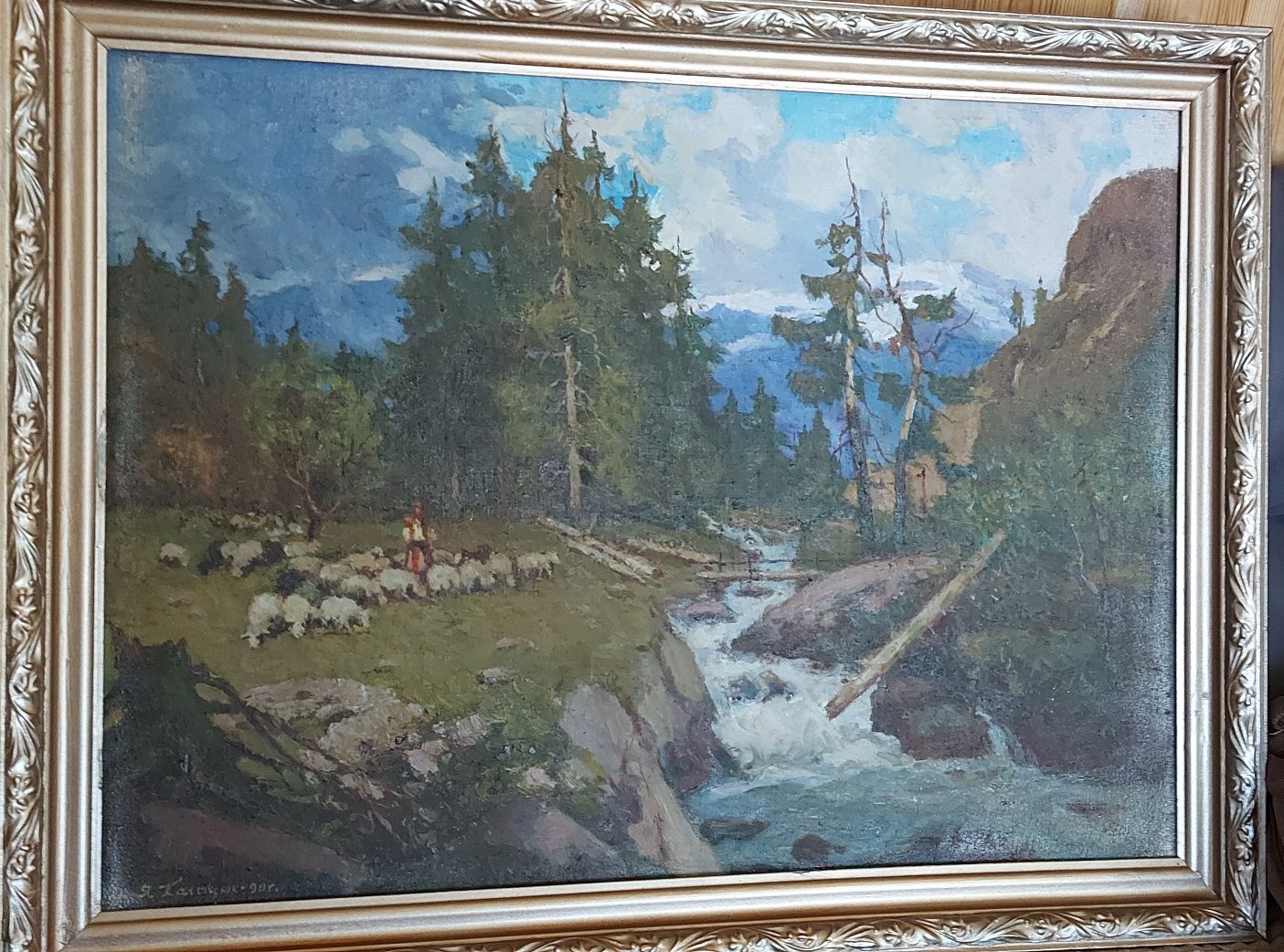 Картина "Гірський пейзаж" Я.Калацюк