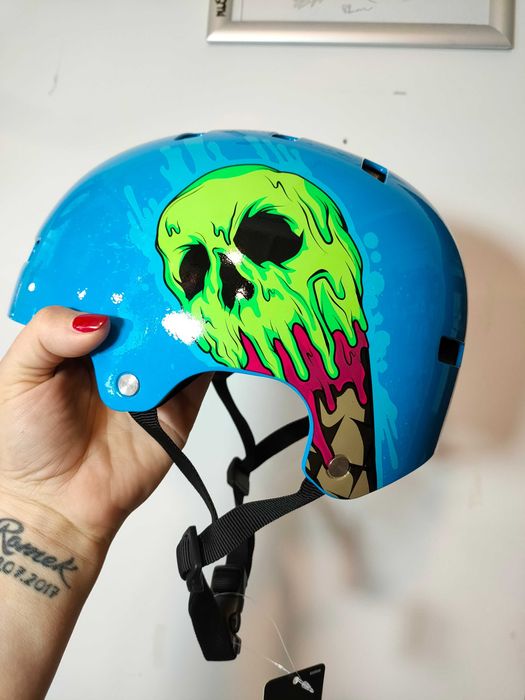 Kask Rowerowy BMX Bell Local Matte Blue Ice Scream M