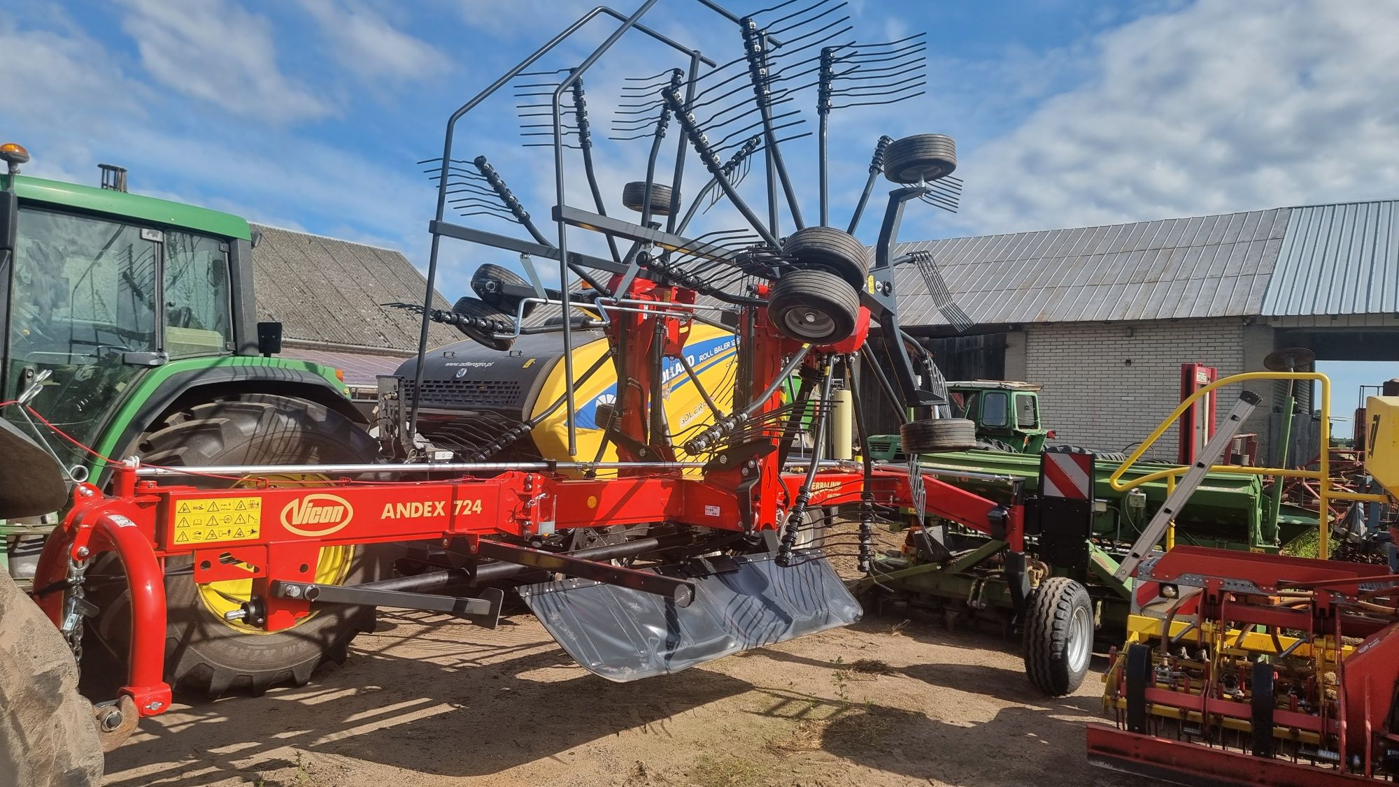 Nowa zgrabiarka Vicon Andex 724, Kverneland, Kubota, cena BRUTTO