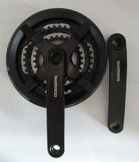 Шатуны Shimano FC-TY301 48-38-28t длина лапки 175 мм