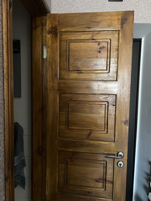 Натуральні деревʼяні двері міжкімнатні 2 штуки