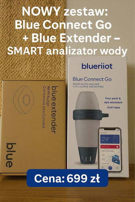 NOWY zestaw: Blue Connect Go + Blue Extender – SMART analizator wody!