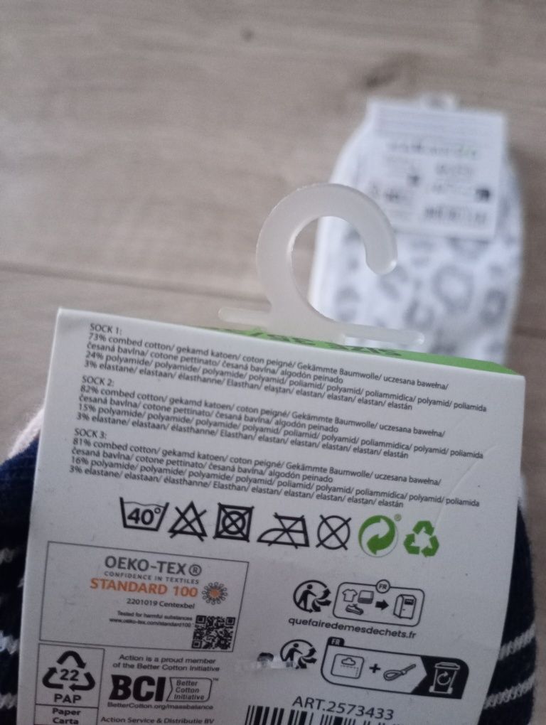 6 par damskich skarpetek rozmiar 35/38
