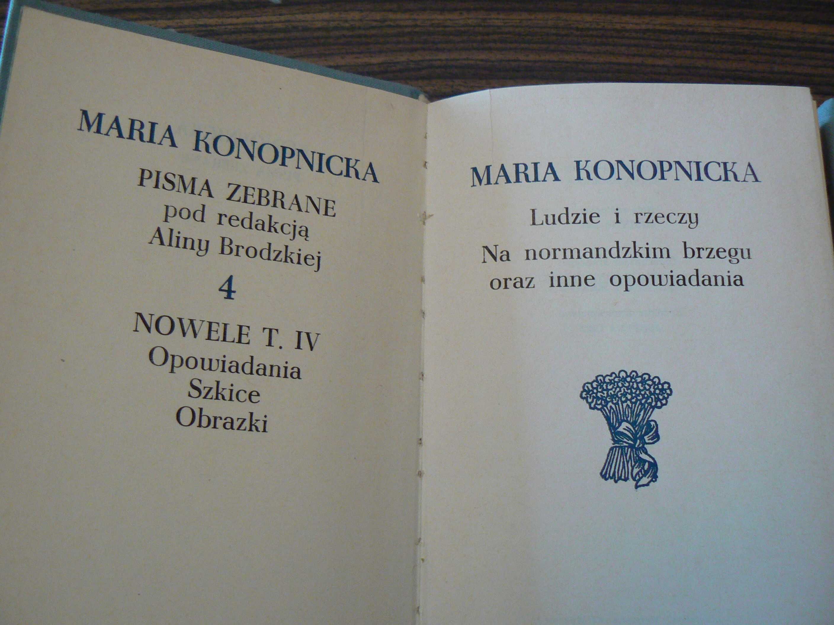Maria Konopnicka - Nowele