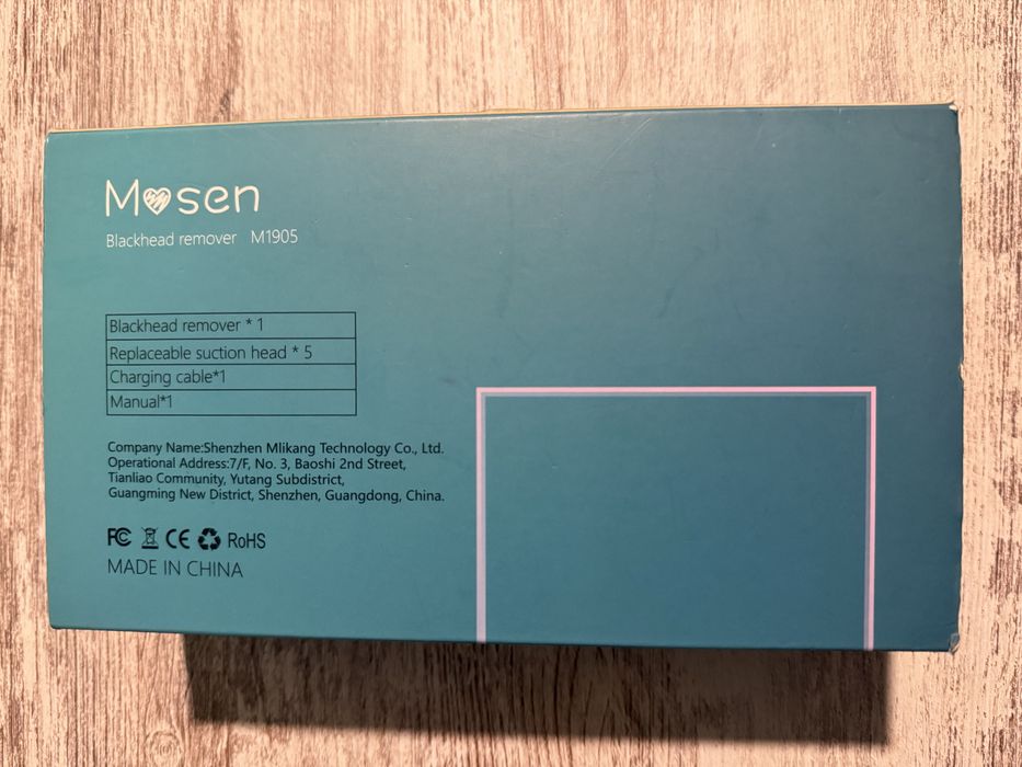 Blackhead remover M1905, Mosen