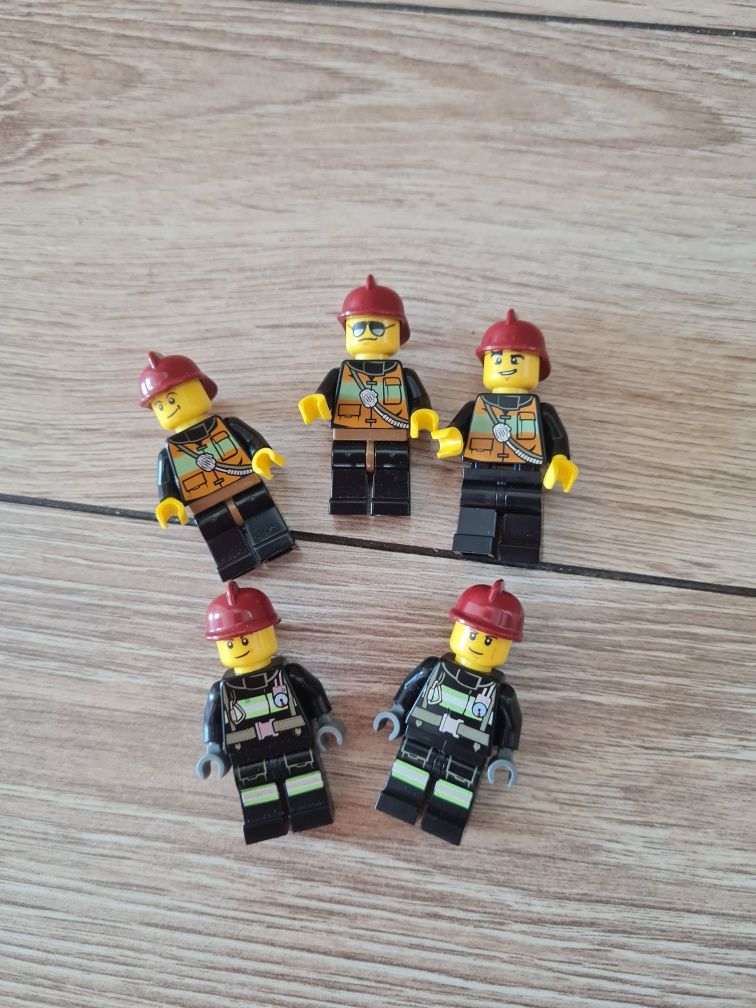 Lego straż pożarna figurki strażacy