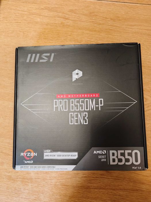 Комплект AMD Ryzen 5 5600 + MSI PRO B550M-P GEN3, Нове