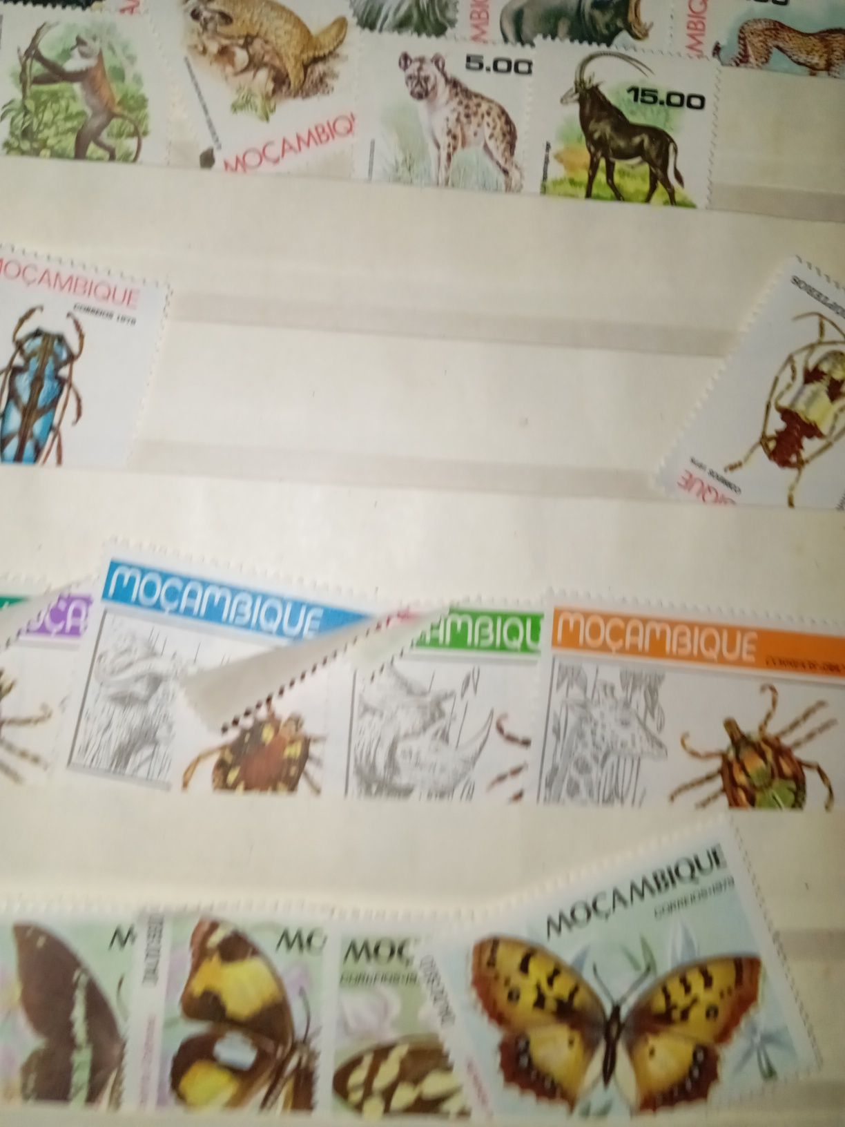 26 selos animais e insetos Monchique