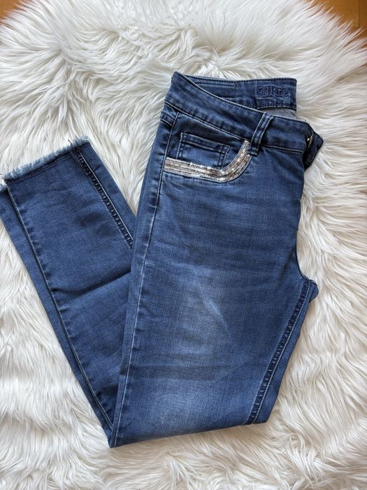 Jeansy damskie niebieskie Blue Monkey W:29