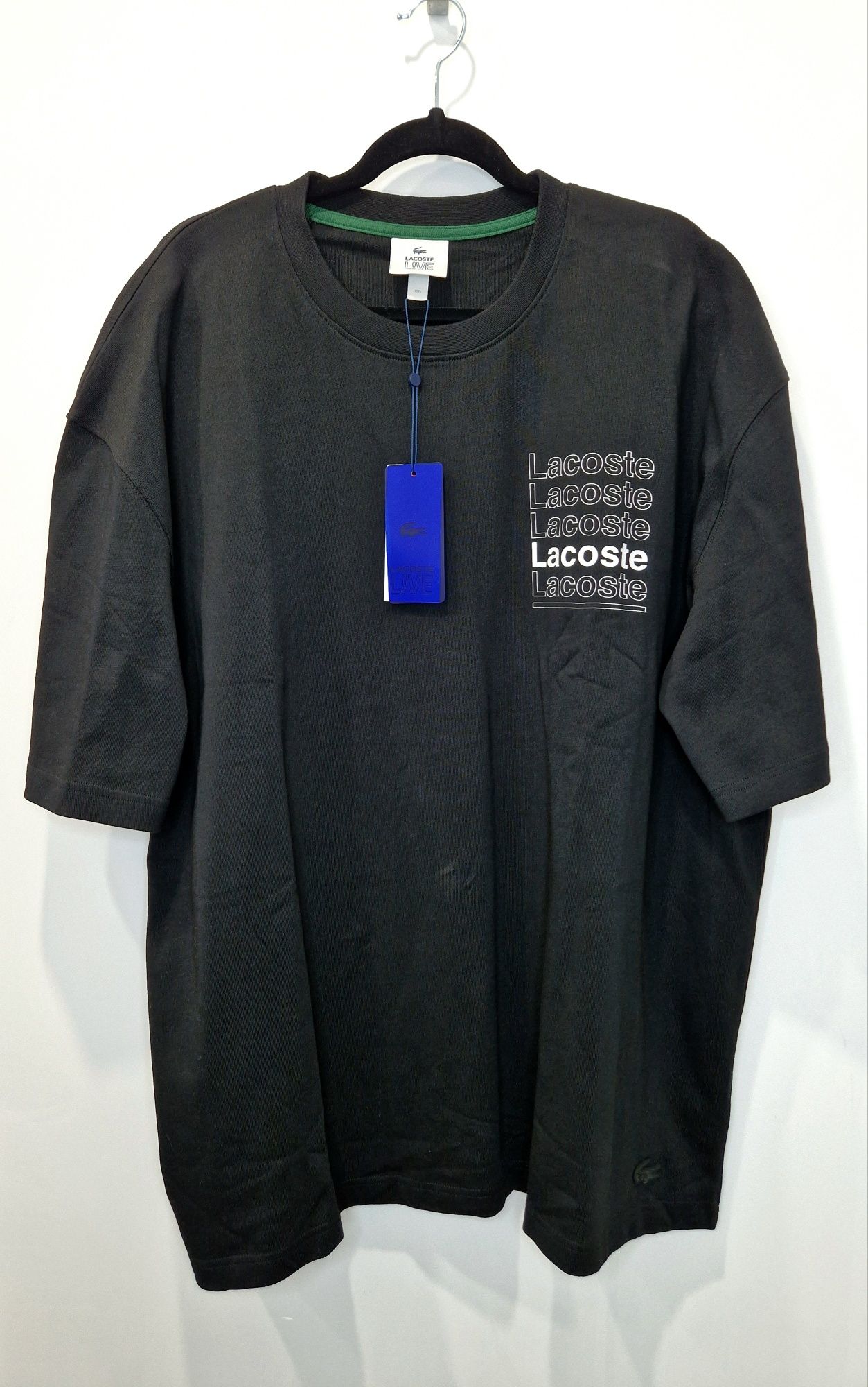 T-shirt plus size LACOSTE Live Wording XXL