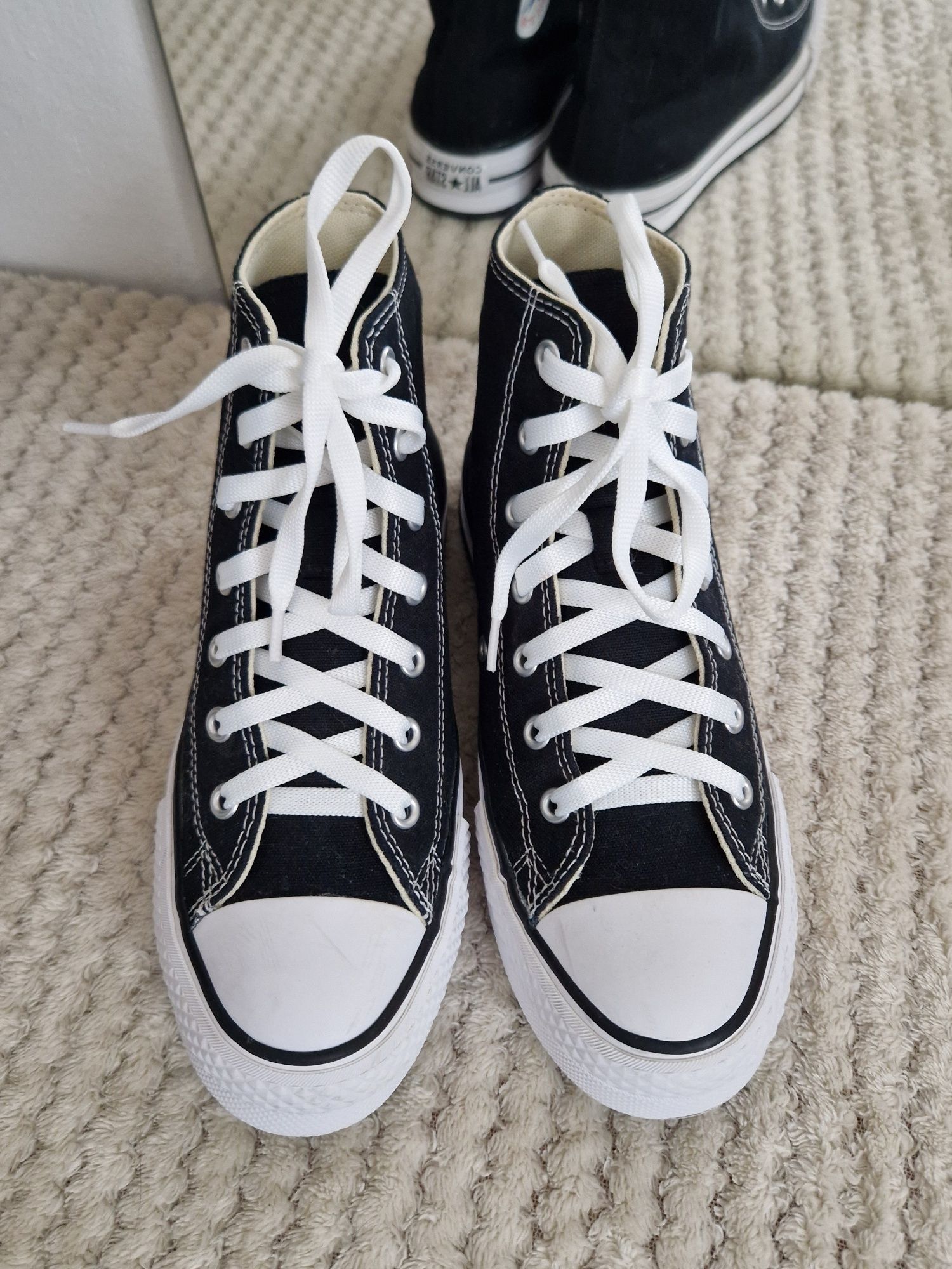 Новые! Высокие чёрные кеды конверсы converse platform 38 р 24 см , нов