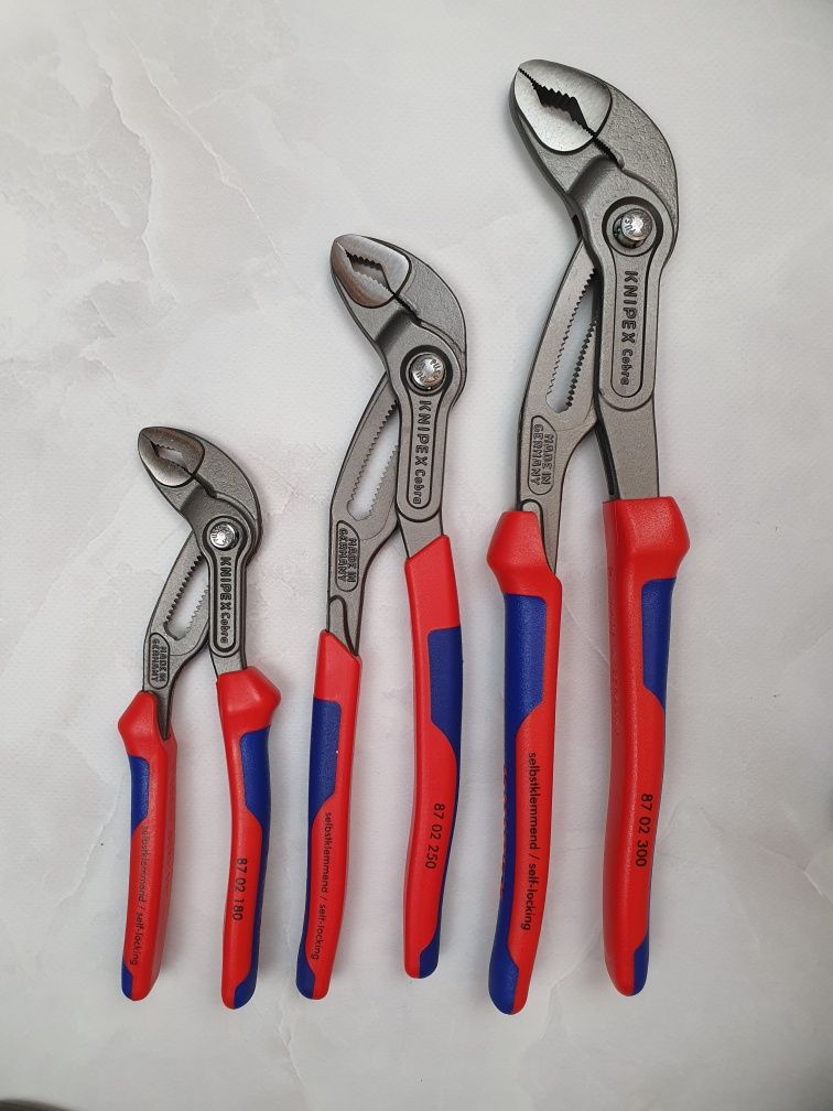 Knipex, клещи cobra, alligator, SmartGrip,RAPTOR.
