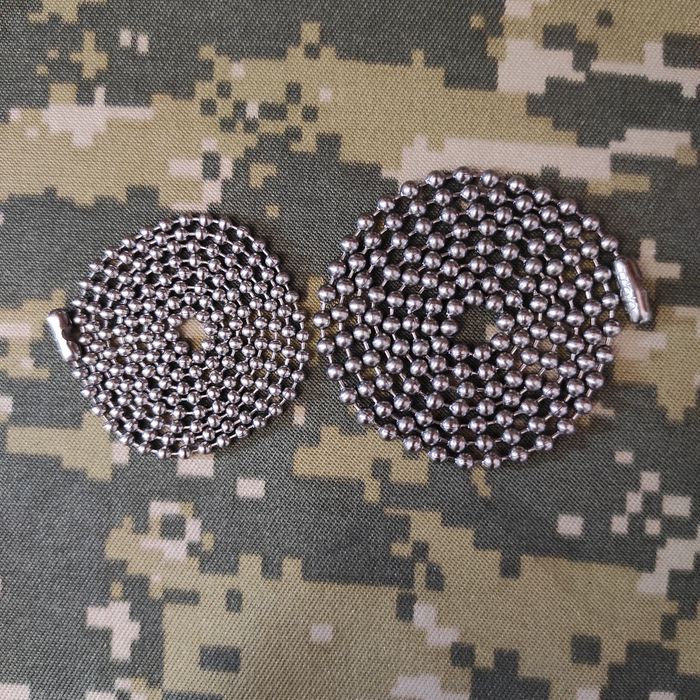 Оригінальні армійські ланцюжки до жетонів dogtag