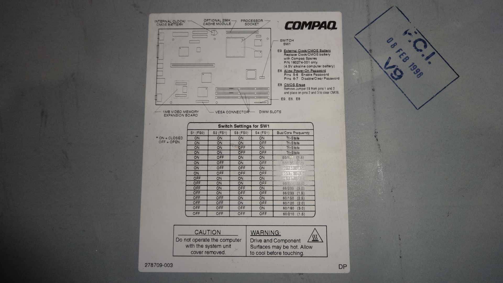 Корпус Compaq DeskPro (series 3564)  все на ФОТО тяжелый 39 х 45 х 13