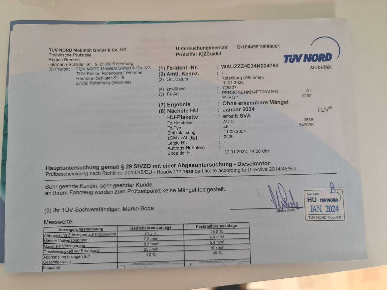 Audi A8 D3  04r 154 tys.euro4  pot. 3.0 tdi ASB Kivi Racing Factory