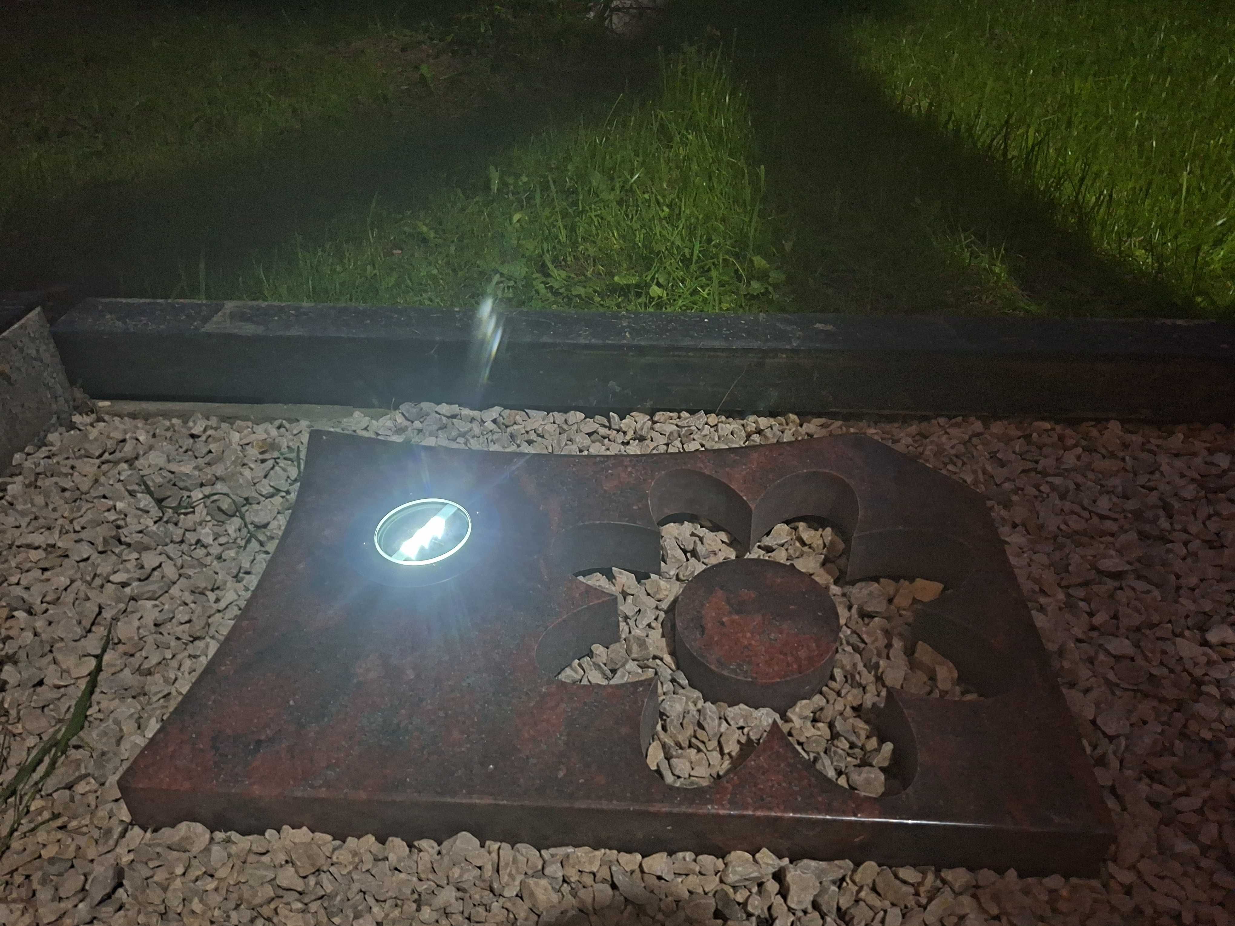 Granit, ozdoba ogrodowa, ścieżka, kamień, płytka, oświetlenie solarne