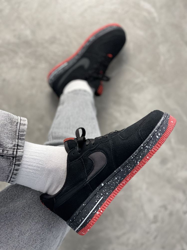 Кроссовки - Кросівки Nike Air Force Black&Red