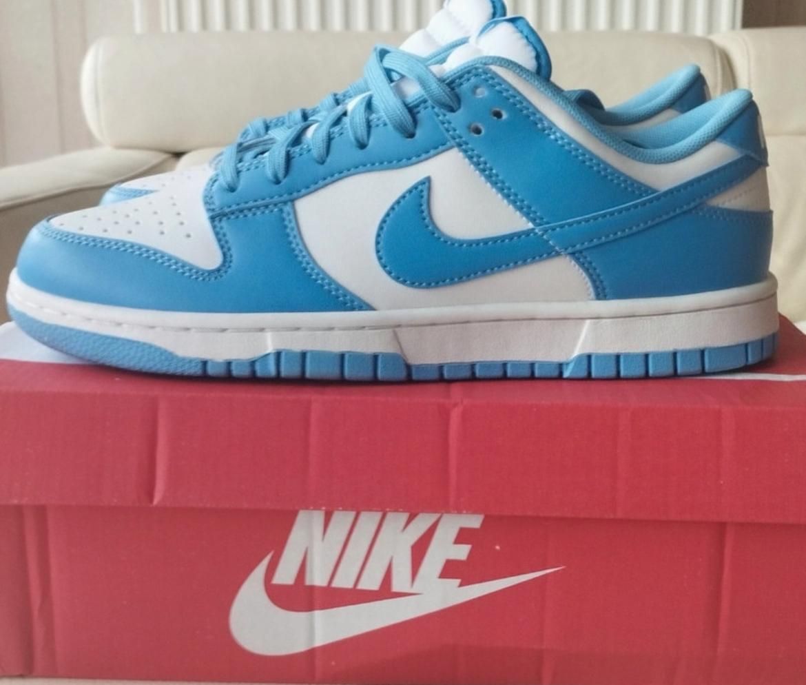 Nike Dunk Low Retro damskie niebieskie sneakersy modne nowe 38,5