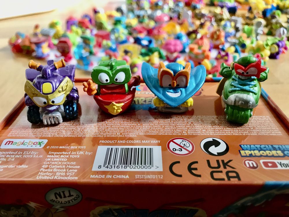 Super zings chromowane (4szt.) + puszka gratis