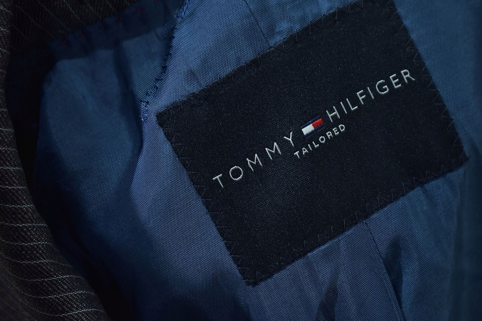 TOMMY HILFIGER Tailored Męska Wełniana Marynarka 48