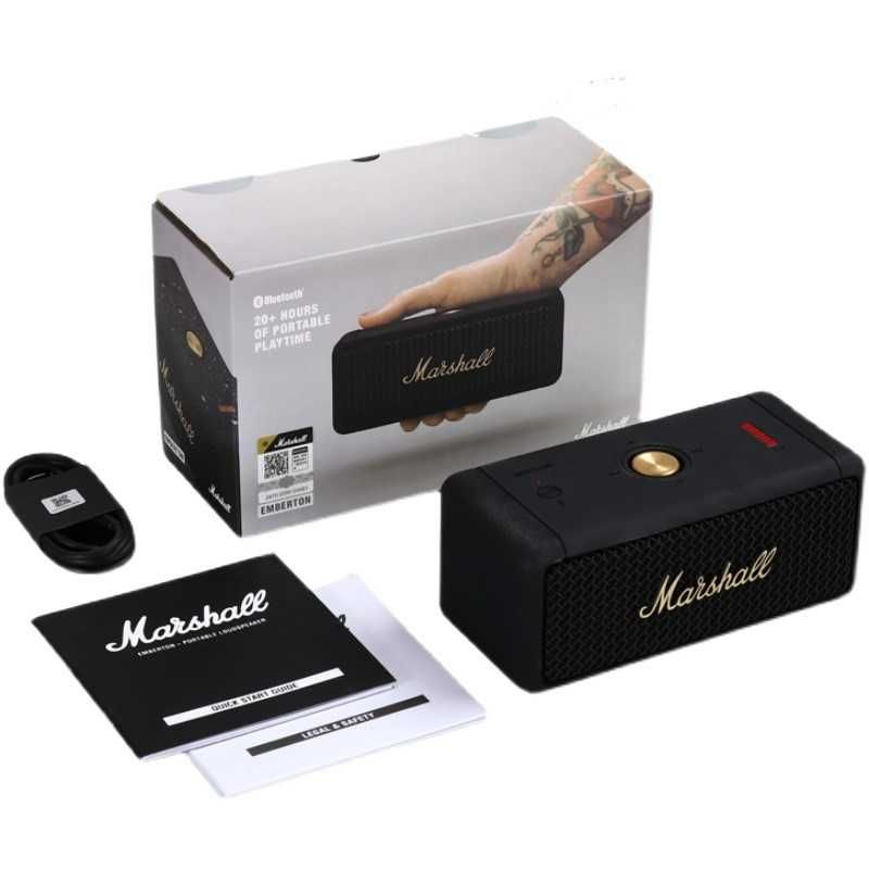 Портативна акустика Marshall Emberton Black and Brass (1005696)
