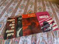 Três livros sobre a guerra colonial ultramar Angola