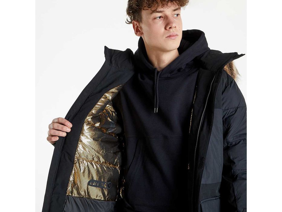 Зимова Чорна Чоловіча Куртка Парка Columbia XL Мужская Куртка Тёплая