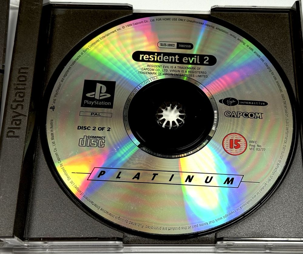 Resident Evil 2 Playstation 1 PSX PS1