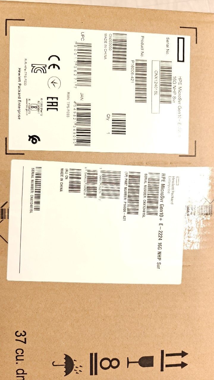 Serwer HP Microserver gen 10 plus, E-2224/16gb