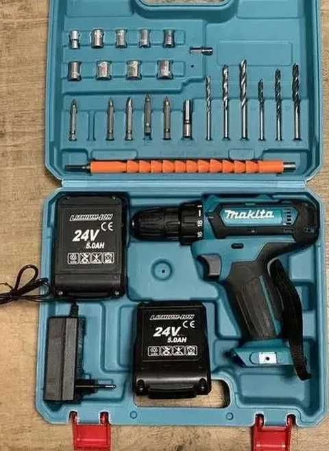 Шуруповерт 24 v makita 331 з 2 акумуляторами шурупокрут