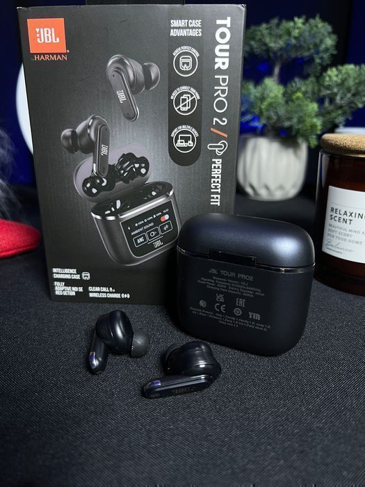 Бездротові навушники JBL Tour Pro 2 (Lux) ANC+ENC  (2025 gen) (є ОПТ)